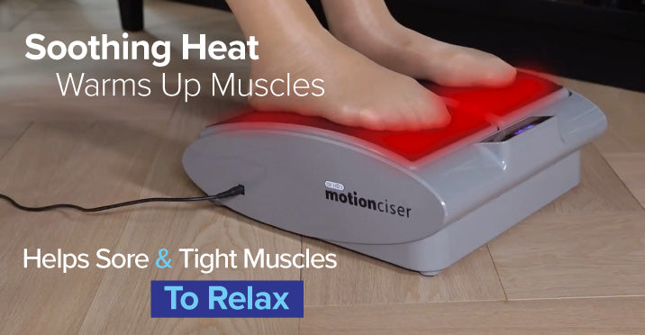 The Passive Exercise Machine That Combines Leg Movement with Massage and Heat