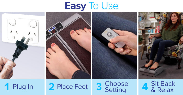 The Passive Exercise Machine That Combines Leg Movement with Massage and Heat