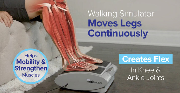 The Passive Exercise Machine That Combines Leg Movement with Massage and Heat